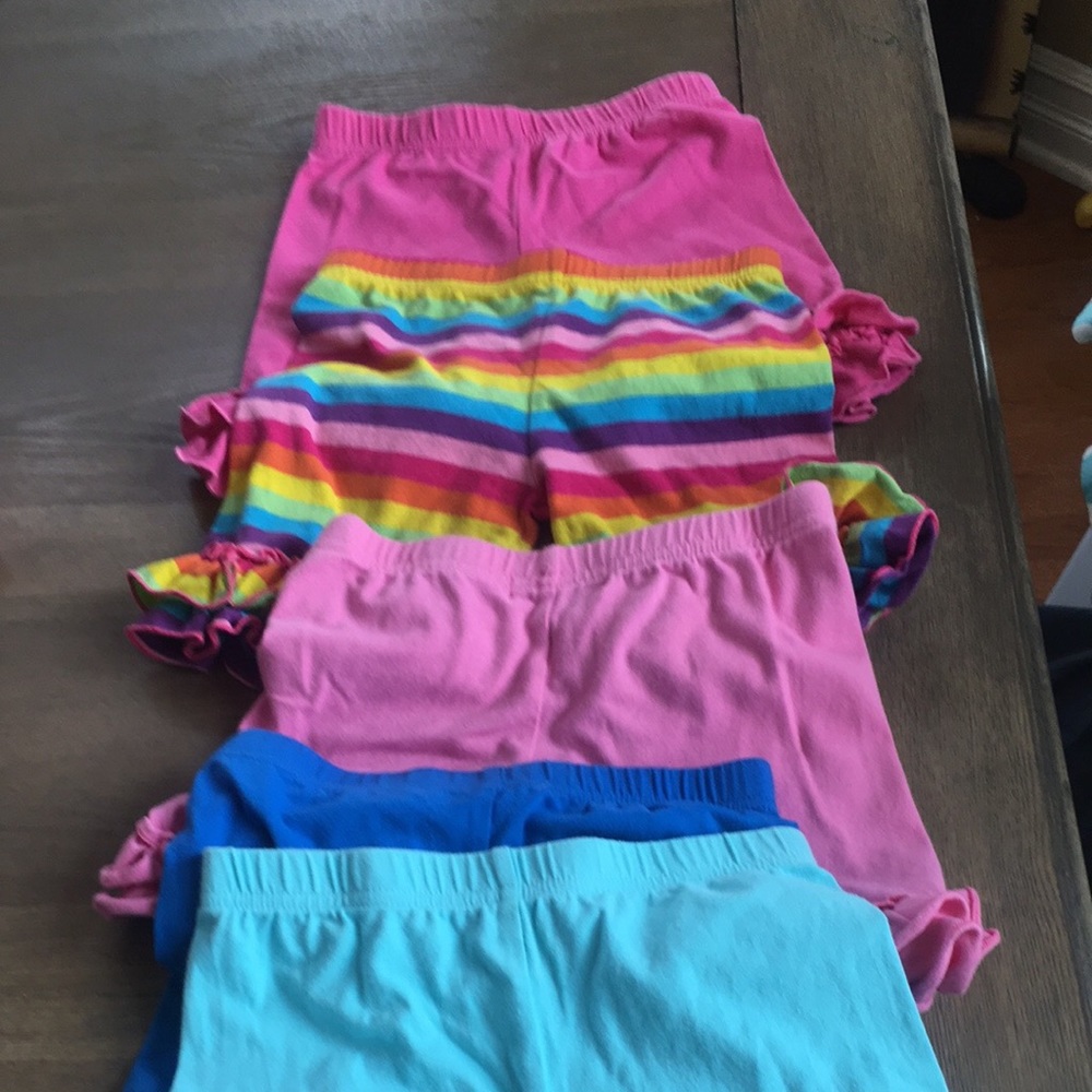 Girls shorts 5 pairs